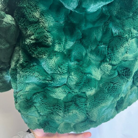 Fancy Winter Faux Fur Pea Coat from Spain - Picture 15 of 15